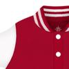 Creative Knitwear College Baby NCAA Officially Licensed Letterman Varsity Jacket - Indiana Logo - Crimson - 3-6 Months view 2