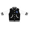 Creative Knitwear College Baby Letterman Varsity Jacket - Air Force Logo - Black - 3-6 Months view 1