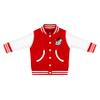 Creative Knitwear College Baby NCAA Officially Licensed Letterman Varsity Jacket - Georgia Bulldog Head Logo - Red - 0-3 Months view 1
