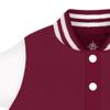 Creative Knitwear College Baby NCAA Officially Licensed Letterman Varsity Jacket - Morehouse Logo - Maroon - 2T view 2