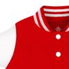 Creative Knitwear College Baby NCAA Officially Licensed Letterman Varsity Jacket - Rutgers Logo - Red - 4T view 2