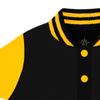 Creative Knitwear College Baby Letterman Varsity Jacket - Iowa Hawkeyes Logo - Black/Gold - 6-9 Months view 2