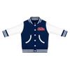 Creative Knitwear College Baby NCAA Officially Licensed Letterman Varsity Jacket - Ole Miss Logo - Navy - 2T view 1