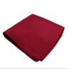FOMANN Mens Pocket Squares Handkerchief 6 PK Wedding Party Solid Color Handkerchiefs (Light Burgundy) view 2