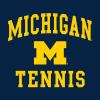 UGP Campus Apparel AS1103 - Michigan Wolverines Arch Logo Tennis T-Shirt Medium Navy view 3