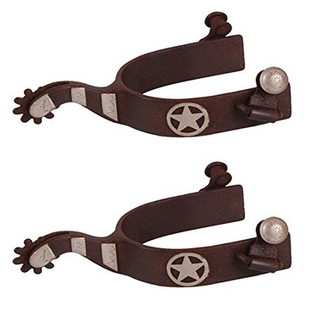 Jacks 11109 Brown Steel Spurs