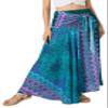 Joob Joob Long Boho Skirts for Women - Bohemian Hippie Maxi Summer Skirt Aqua view 1