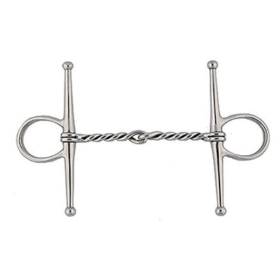 Jacks 20146-5-3-4 Stainless Steel Twisted Wire Full Cheek Bit - 5.75 in.