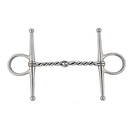 Jacks 20146-5-3-4 Stainless Steel Twisted Wire Full Cheek Bit - 5.75 in.