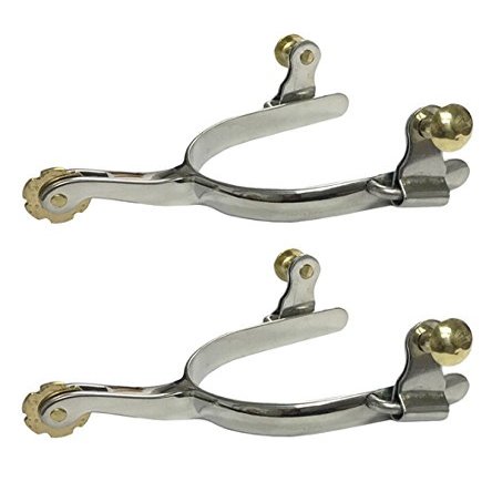 Jacks Imports Stainless Steel Roper Spurs LADIES