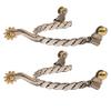 Jacks 10461-YOUTH Twisted Band Stainless Steel Spurs - Youth view 1