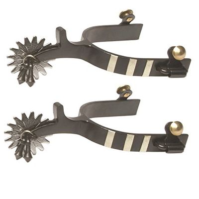 Jack's 11031 Black Steel Jingle Bob Spurs