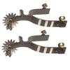Jack's 11031 Black Steel Jingle Bob Spurs view 1
