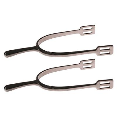 Jack's 110-30 30 mm Stainless Steel Dressage Spur with Knob End