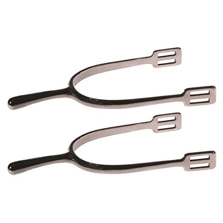 Jack's 110-30 30 mm Stainless Steel Dressage Spur with Knob End