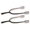 Jack's 110-30 30 mm Stainless Steel Dressage Spur with Knob End view 1