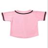 Hat and Beyond Kids Baseball Jersey Button Down T Shirts Hipster Plain Hip Hop Uniforms (04T, 5pu01_Pnk.Blk) view 2