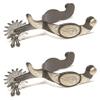 Jacks 11018 Black Steel Jingle Bob Show Spurs view 1