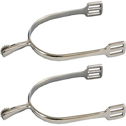 Jacks Imports 20247-30MM Stainless Steel Spurs with Rowel - 30 mm