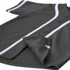 Hat and Beyond Kids Baseball Jersey Button Down T Shirts Hipster Plain Hip Hop Uniforms (04T, 5pu01_Cha.WHI) view 3