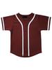 Hat and Beyond Kids Baseball Jersey Button Down T Shirts Hipster Plain Hip Hop Uniforms (02T, 5pu01_Bug.WHI) view 1