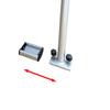 Brocraft Crappie rod holder Aluminum Track Base view 2