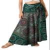 Joob Joob Long Boho Skirts for Women - Bohemian Hippie Maxi Summer Skirt Green view 1