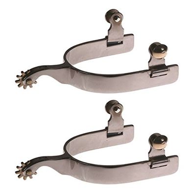 Jacks 11020 Stainless Steel Roping Spurs