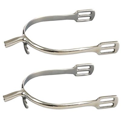 Jacks Imports 20260-20MM Stainless Steel No Slip Prince of Wales Spurs - 20 mm