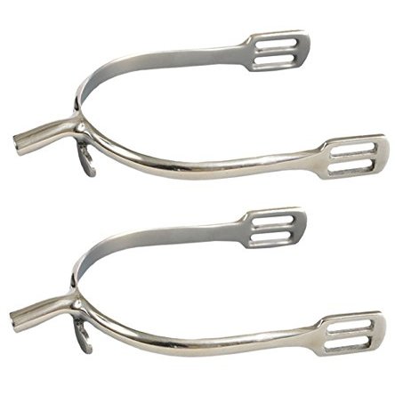 Jacks Imports 20260-20MM Stainless Steel No Slip Prince of Wales Spurs - 20 mm
