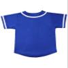 Hat and Beyond Kids Baseball Jersey Button Down T Shirts Hipster Plain Hip Hop Uniforms (02T, 5pu01_RBU.WHI) view 2