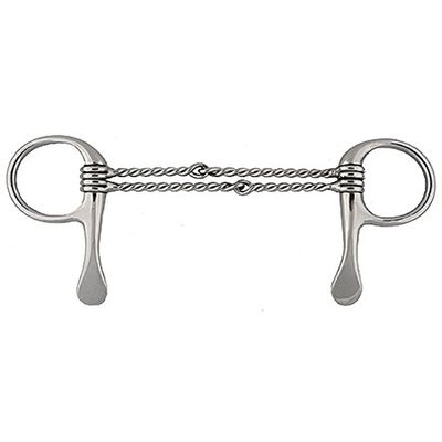 JackS 11147 Half Cheek Double Twisted Wire Bit
