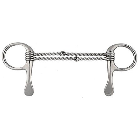 JackS 11147 Half Cheek Double Twisted Wire Bit