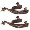 Jacks 11057 Brown Steel Spurs view 1