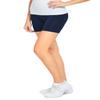 MOPAS Women's Ribbed Waistband Thigh Length Spandex Shorts (Pack of 2) (Navy) view 2
