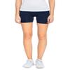 MOPAS Women's Ribbed Waistband Thigh Length Spandex Shorts (Pack of 2) (Navy) view 3