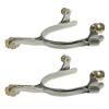 Jacks 10472-MEN Mens Stainless Steel Roper Spurs view 1