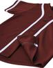 Hat and Beyond Kids Baseball Jersey Button Down T Shirts Hipster Plain Hip Hop Uniforms (04T, 5pu01_Bug.WHI) view 3
