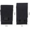 Myhouse Men's Pockets Outdoor Multi-functional Tactical Mobile Phone Pockets (Black, Six inches) view 4
