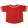 Hat and Beyond Kids Baseball Jersey Button Down T Shirts Hipster Plain Hip Hop Uniforms (10T, 5pu01_Red.WHI) view 2