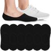 Eedor Women's No Show Socks, Comfy and Breathable Non-Slip, Low Cut Invisible Liner Socks for Casual and Formal Wear, Durable, Soft, Stretchable Fabric - 3 Pairs, Medium, Size 7-8 - Black view 1
