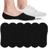 Eedor Women's No Show Socks, Comfy and Breathable Non-Slip, Low Cut Invisible Liner Socks for Casual and Formal Wear, Durable, Soft, Stretchable Fabric - 3 Pairs, Medium, Size 7-8 - Black view 2