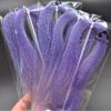 10 Packs Crystal Flash Fly Fishing Line Fly Tying Material for Fishing Lure Dry Flies (10 Packs Pearl Purple) view 1