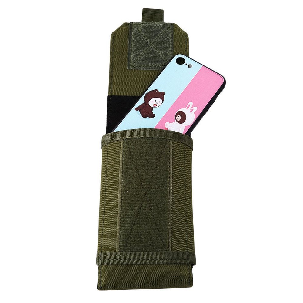 Myhouse Men's Pockets Outdoor Multi-functional Tactical Mobile Phone Pockets (ArmyGreen, Six inches)