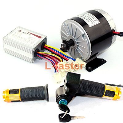 350W Scooter Motor Unitemotor MY1016 Use 25H Chain Drive with Foot Pedal Throttle Go-Karting Simple (Hand 36V)