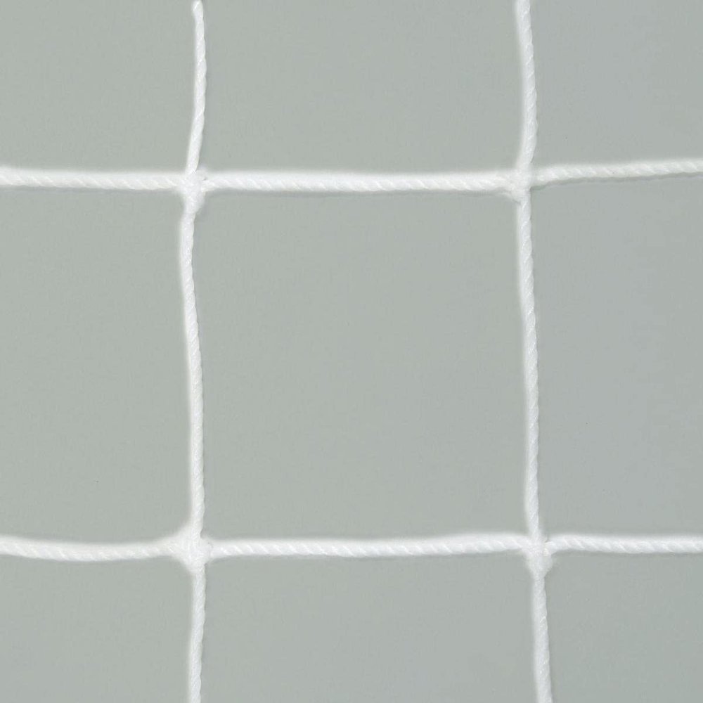 TOEI Light B2481 B2481 General Soccer Goal Net, White, Knotless, Square, 4.7 inches (12 cm) Square, 2 Strands, 1 Pair; Compatible Goals Size: Width 29.1 inches (744 x 135 x 245 x 256 cm)