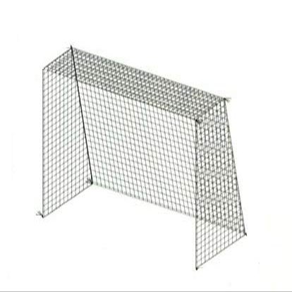 TOEI Light B2480 B2480 Junior Soccer Goal Net, White, Knotless, Square, 4.7 inches (12 cm) Square, 2 Layers, Compatible Goals Size: Width 20.1 inches (510 x 90 x 185 x 225 cm)