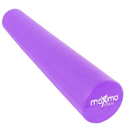 Maximo Fitness Foam Roller Extra Long Exercise Rollers for Trigger Point Self Massage & Muscle Tension Relief - 90cm x 15cm Massager for Back, Legs, Workouts, Gym, Pilates and Yoga