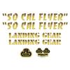 SE Bikes So Cal Flyer Decal Set Null Gold view 1