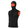 BARE 7/3MM Men's Ultrawarmth Hooded Vest: Wear Inside or Outside Your Wetsuit, Black M view 1